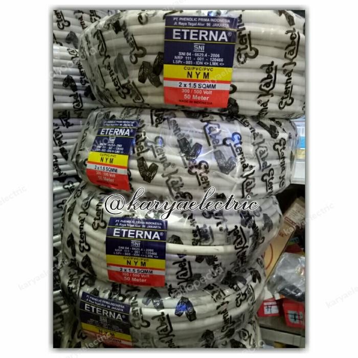 Kabel ETERNA 2x1.5 NYM 50Meter