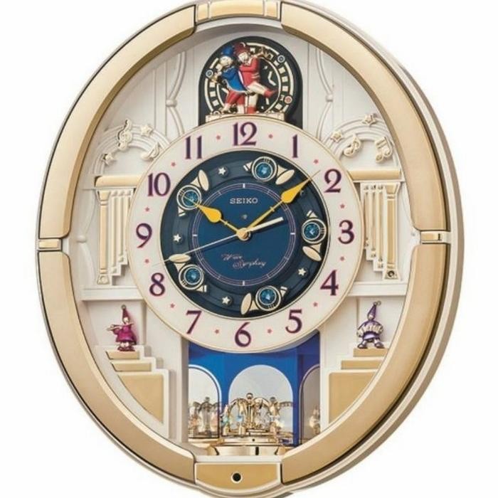 Jam Dinding Seiko Japan Melodies / Bunyi QXM290 QXM290S Original