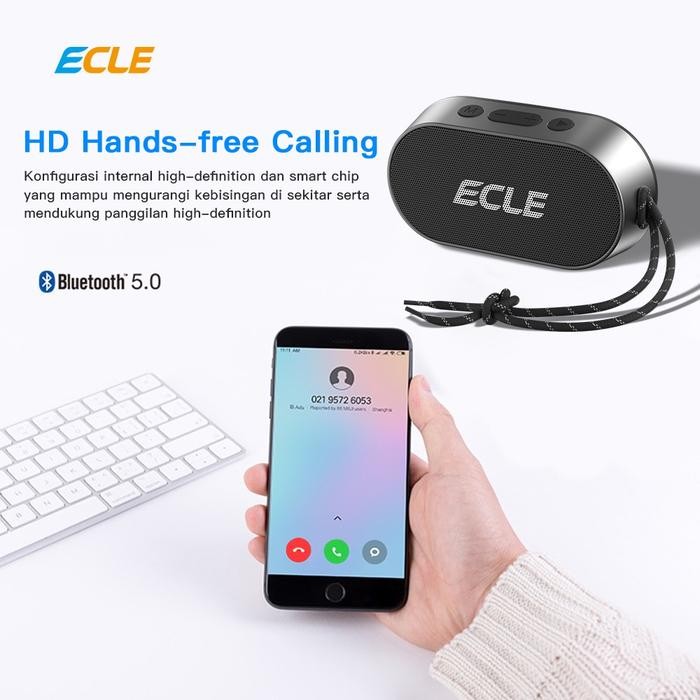 (Expert) ECLE Mini Speaker Bluetooth Nirkabel Portable Speaker Fungsional Super