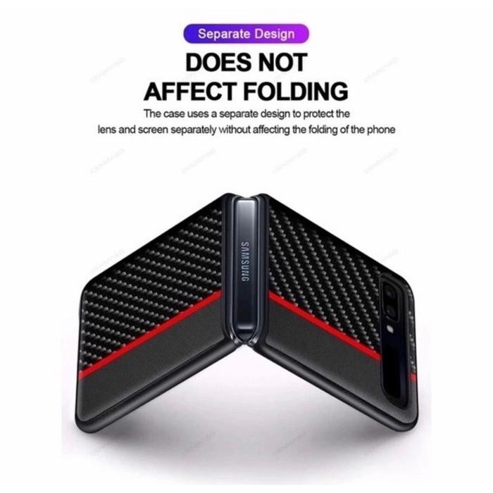 (Expert) SAMSUNG Z FLIP 1/Z FLIP 2/SAMSUNG Z FOLD 2 CASING COVER MOTIF CARBON