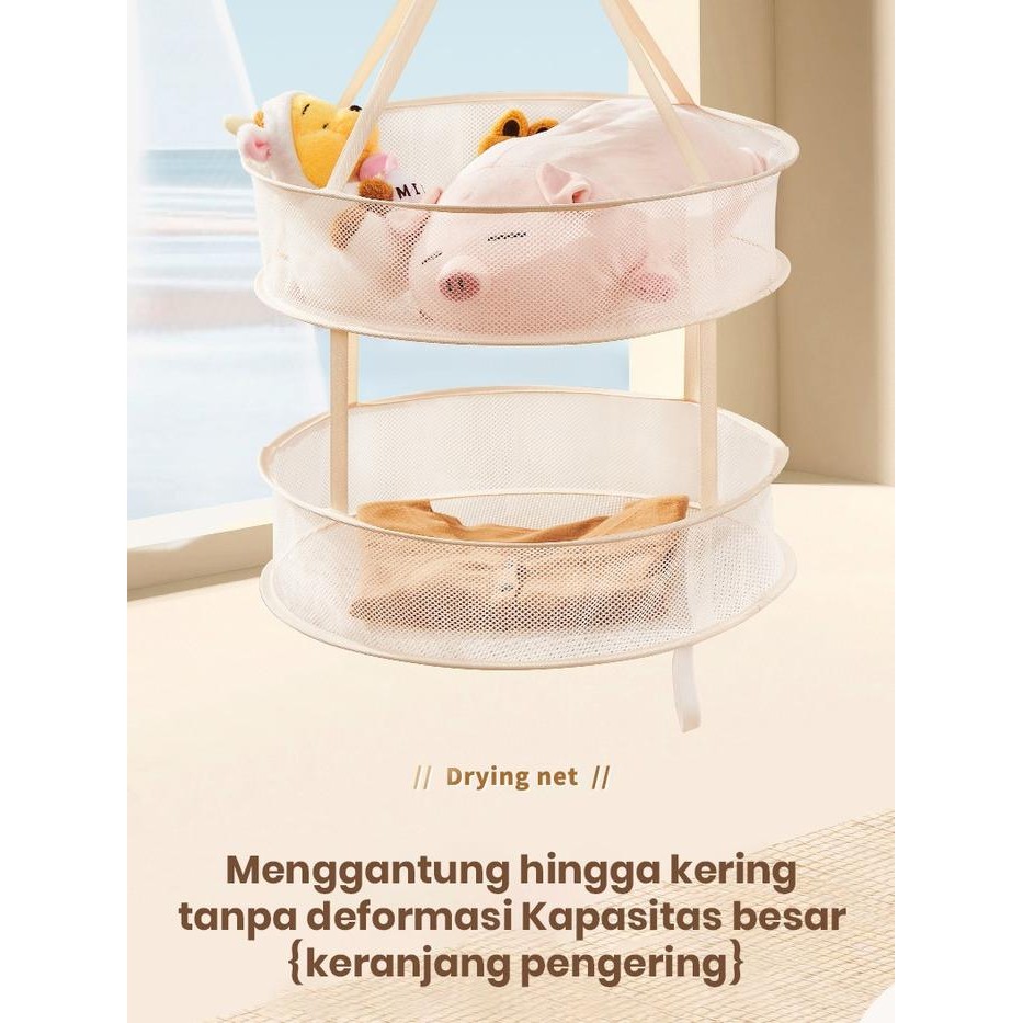 Laundry Drying Basket - Jaring pengering pakaian untuk mengeringkan kaus kaki keranjang pakaian