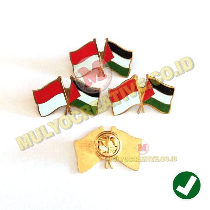 

Pin Bendera Persahabatan Indonesia Dan Palestina - Flag Pin Murah PREMIUM