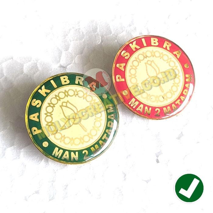 

Lencana Pin Paskibra - Pin Paskibra Desain Custom MAN 2 Mataram PREMIUM