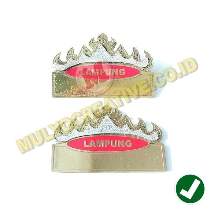 

Pin Siger Lampung Lencana Siger Lampung Model Kotak PREMIUM