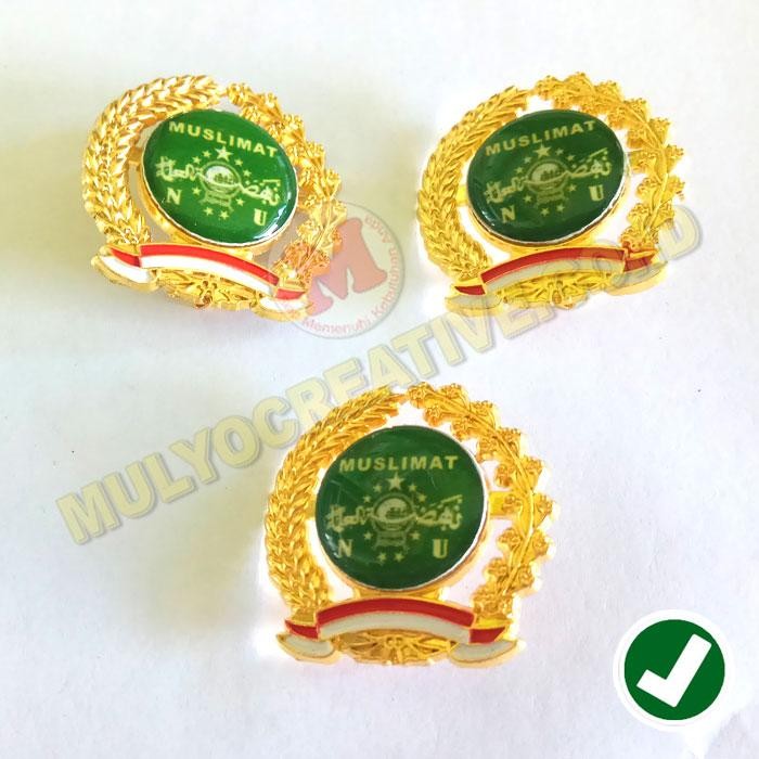 

Pin Muslimat NU - Nahdlatul Ulama - Emblem Model Padi dan Kapas PREMIUM