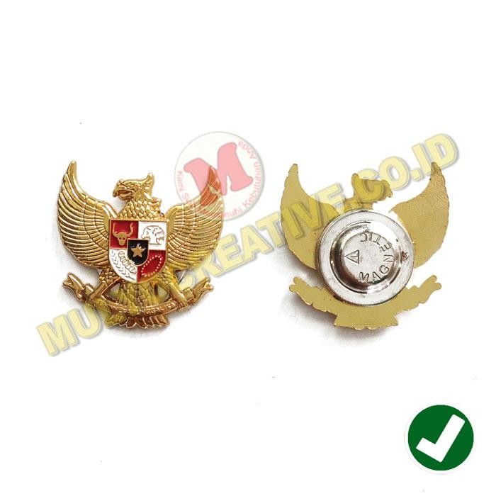 

Lencana Magnet Murah - Lencana Pin Garuda Magnet Atribut Paskibra PREMIUM