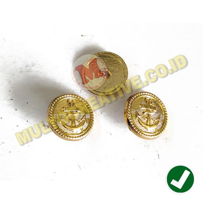 

Kancing Jangkar Kancing Baju Logo Jangkar Warna Gold PREMIUM