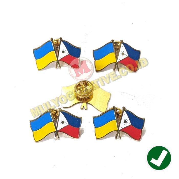 

Bros Pin Bendera Persahabatan Ukraina dan Filipina PREMIUM