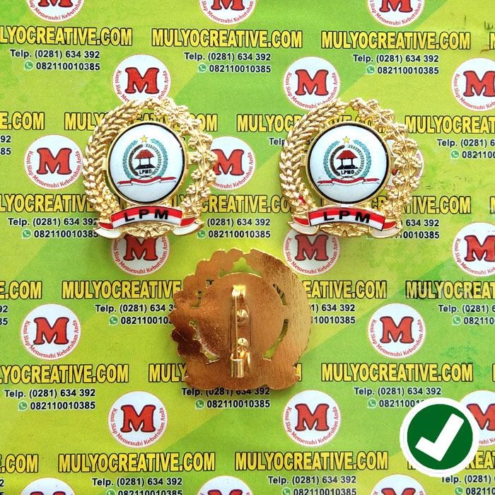 

Lencana Logo LPMD - Lencana LPM Bentuk Padi Dan Kapas PREMIUM