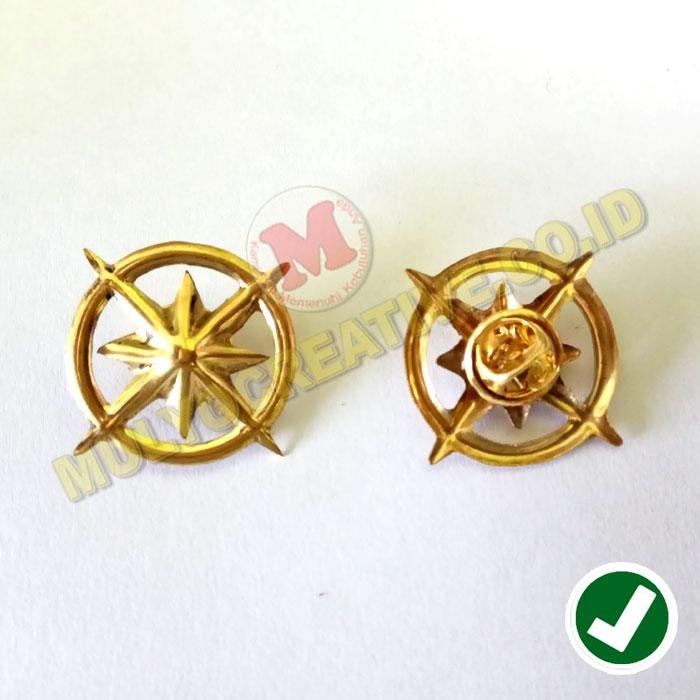 

Pin Kerah Mata Angin - Pin Kopsteken Krah Aksesoris Pelayaran PREMIUM