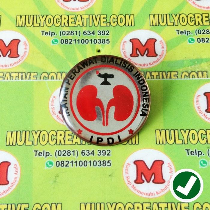 

Pin IPDI - Lencana Ikatan Perawat Dialisis Indonesia Model Bulat PREMIUM