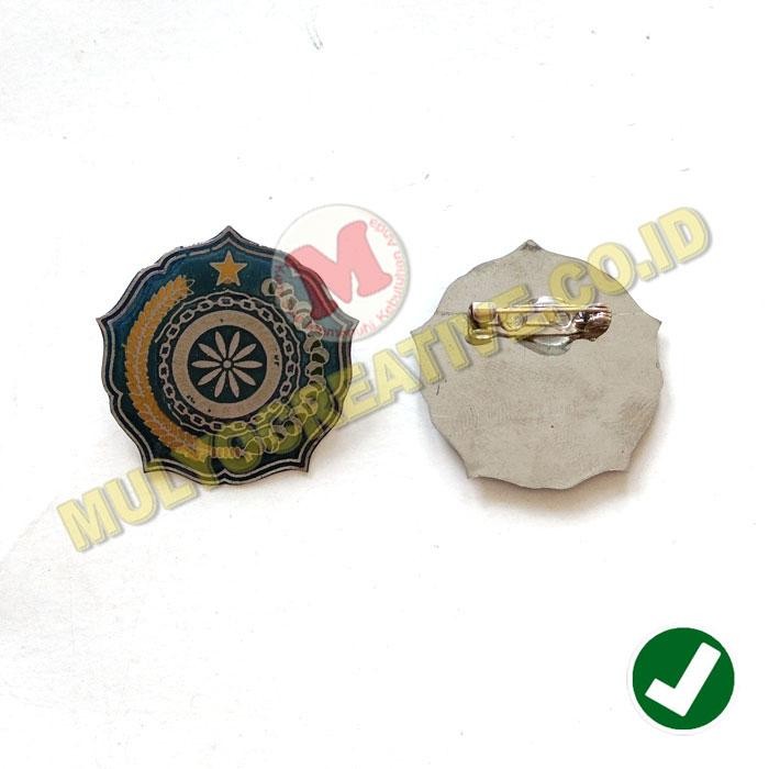 

Lencana Pin PKK - Lencana Bros Badge Logo PKK Stainles Steel PREMIUM