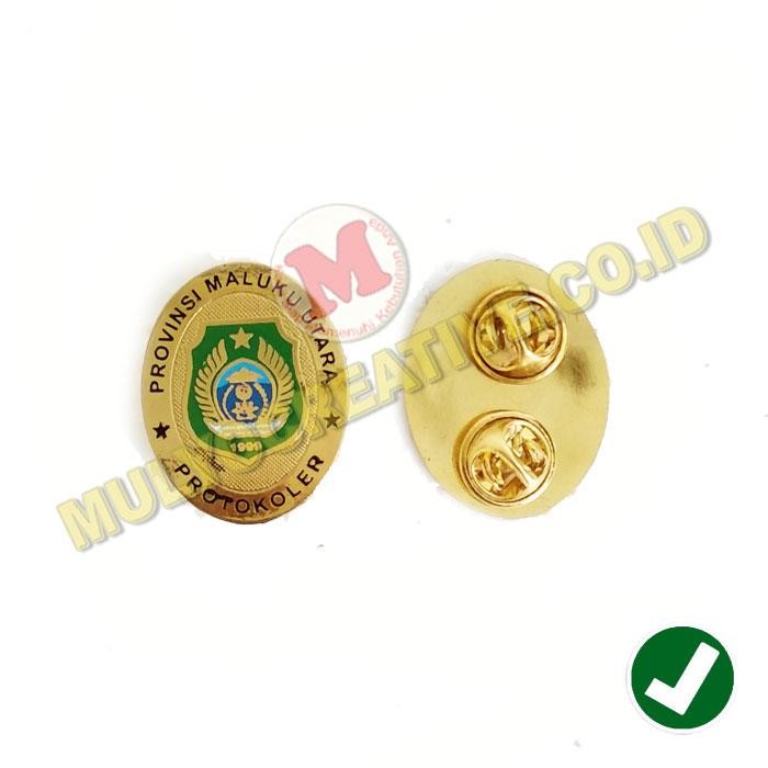 

Pin Bros Protokoler Oval Lencana Pin Protokoler Daerah PREMIUM