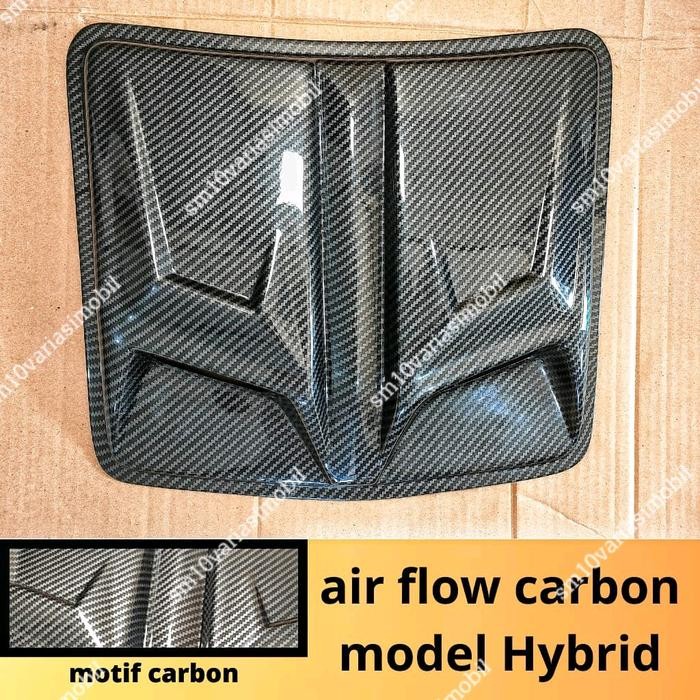 Menarik Side Air Flow Hybrid Kap Mesin Full Carbon Mobil Univesal Fortuner Avanza Xenia