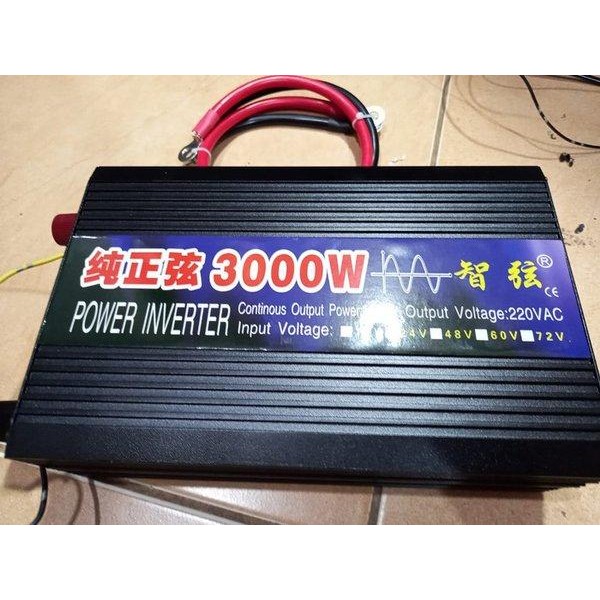 Power Inverter Solar Panel Plts Psw Pure Sine Wave 3000 Watt 24 Volt