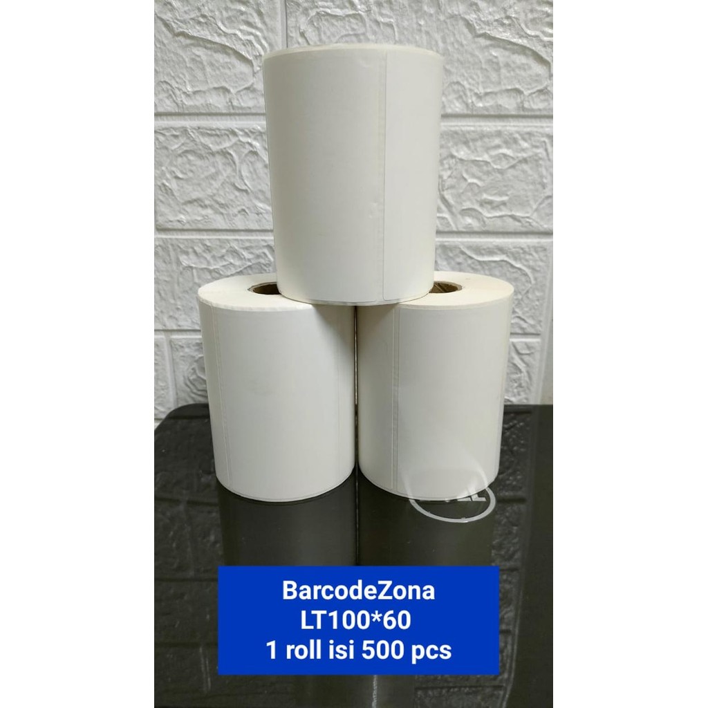 

Label Thermal 100 X 60 Mm Sticker Label Isi 500 Pcs