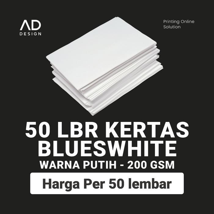 

Kertas Blues White, Kertas Piagam, Undangan 200 Gsm