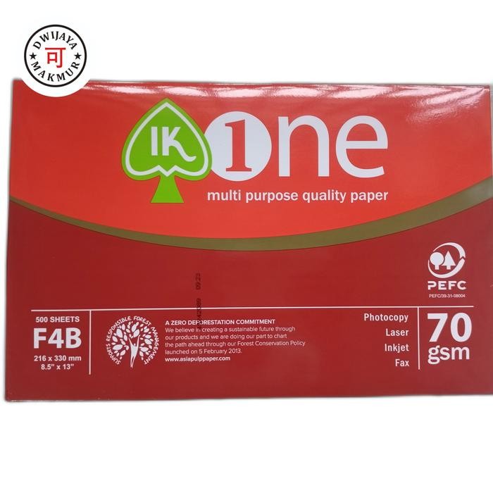 

Kertas Hvs F4 Aone 70Gsm