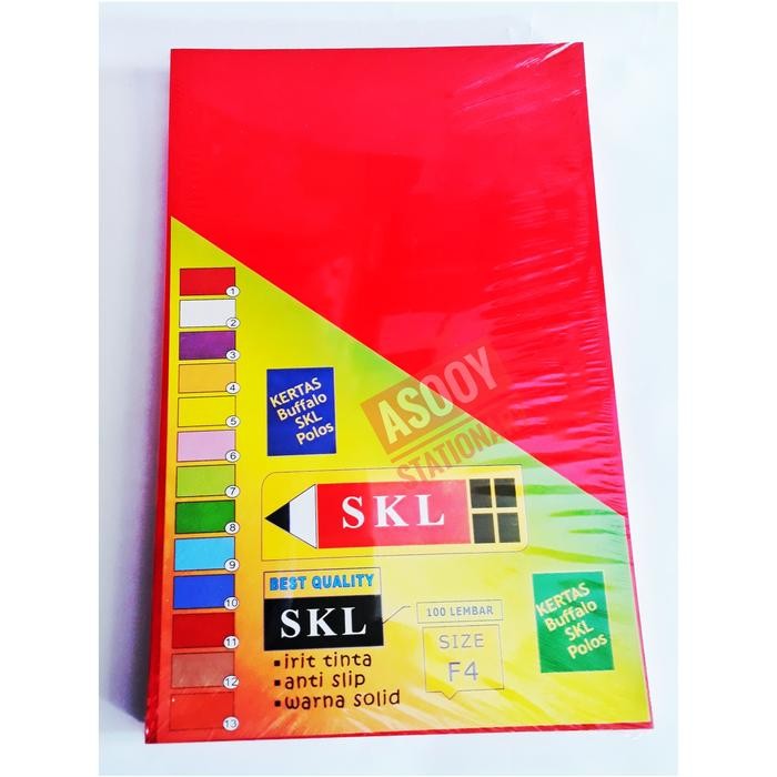 

Cover Buffalo Skl Ukuran Folio / F4 Warna Merah/ No. 1