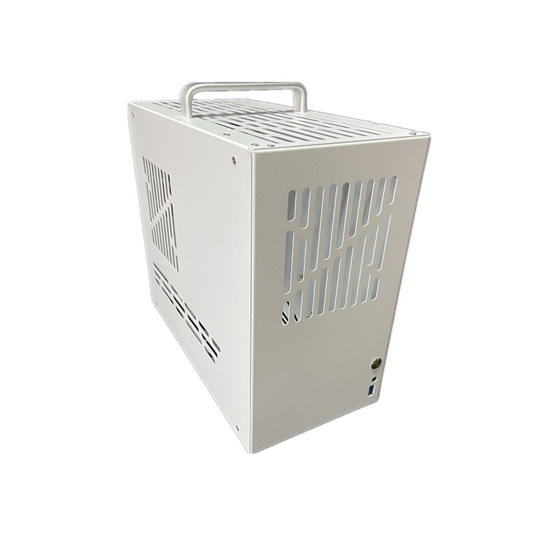 D1F Metal Mini ITX Small Case, MATX Case SFX Power Supply Game Computer Desktop Case K77C26T70