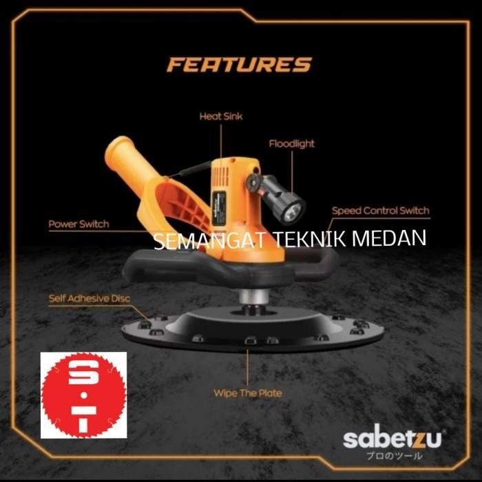 Mesin Acian Plester Poles Lantai Dinding Pengaduk Aduk Cat Set Sabetzu