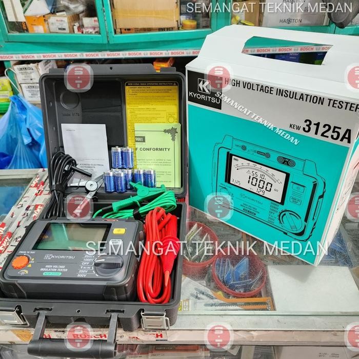 3125A Digital Megger Magger Tester Insulation Tester 3125 A Kyoritsu