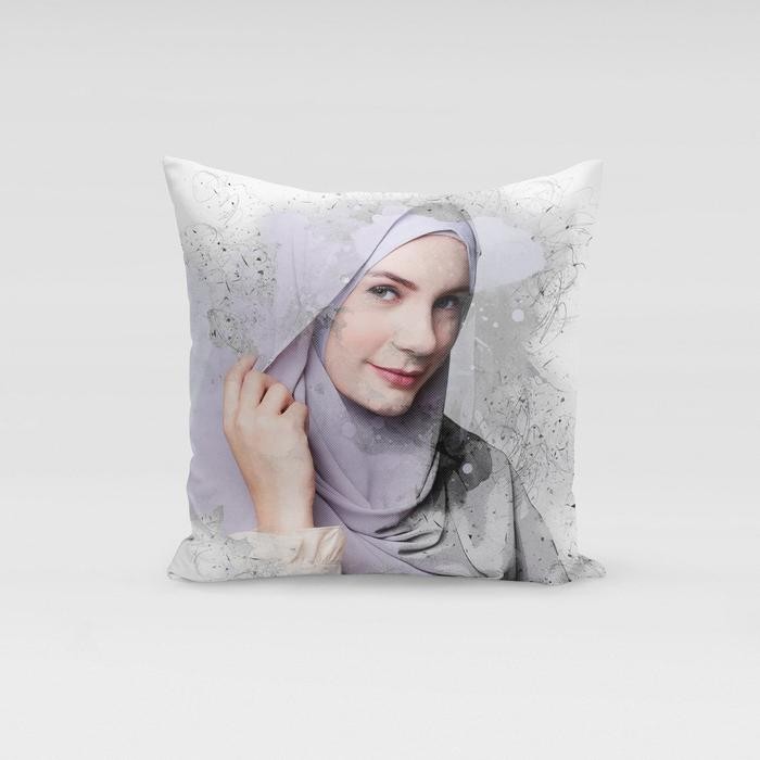 Sarung Bantal Sofa Mobil Cushion Cover Custom Foto Selfie 2