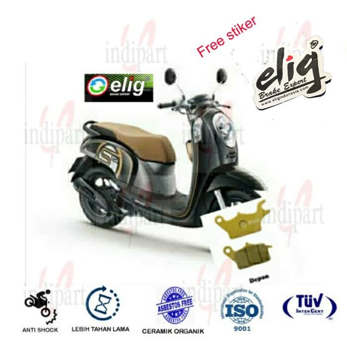 Kampas Rem Depan Honda Scoopy El