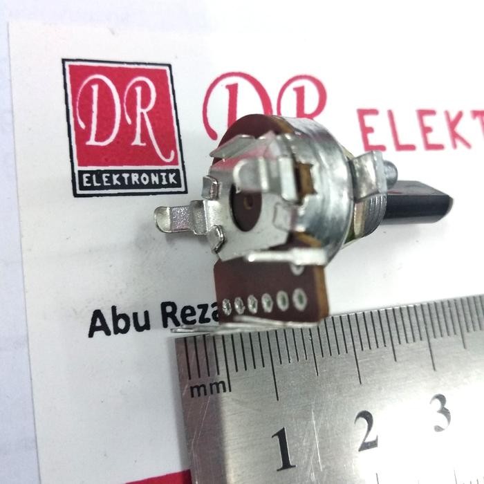 RB Potensio ORI tape politron Polytron 6+1 7pin CT 7 pin kaki 50K ulir