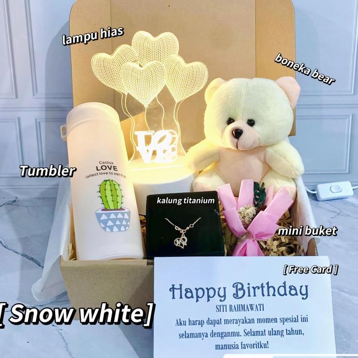 

New [Botol] Kado Hampers Gift Box Hadiah Cewek Wanita Perempuan Botol Ulang Tahun Birthday Wisuda