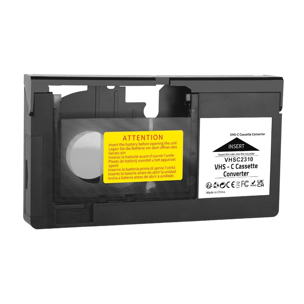 Vhs C Cassette Adapter 12Mm Svhs Svhs-C To Vhs Vhs Tapes Vhs To Digital Converting For Camcorders
