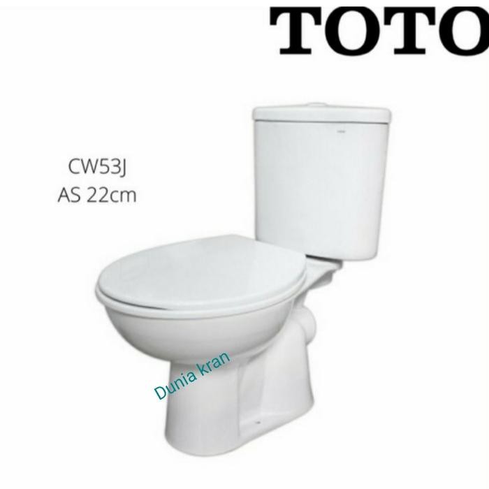 CLOSED DUDUK TOTO CW53 PUTIH / CLOSED DUDUK KAMAR MANDI