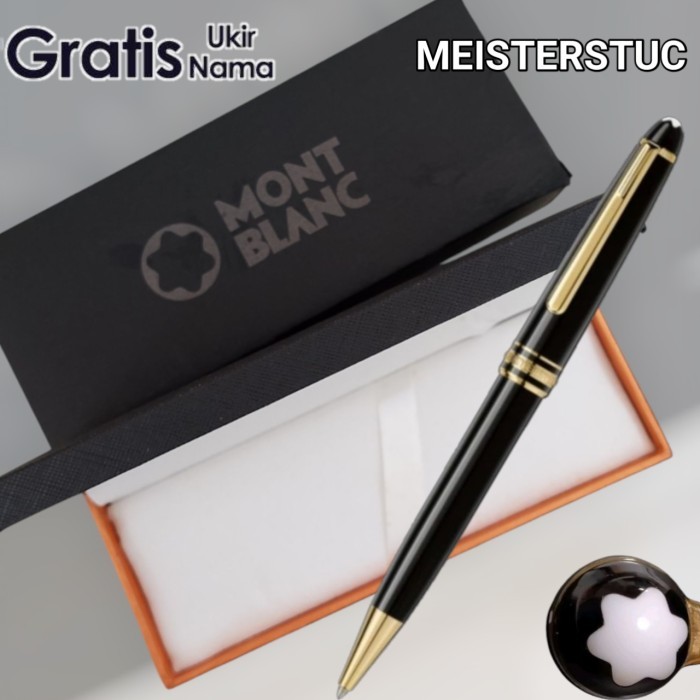 

Ballpoint Mewah Exlusive Pulpen Monbl@nc Meisterstuc Gratis Grafir Nama Dan Box Exlusive Stationery