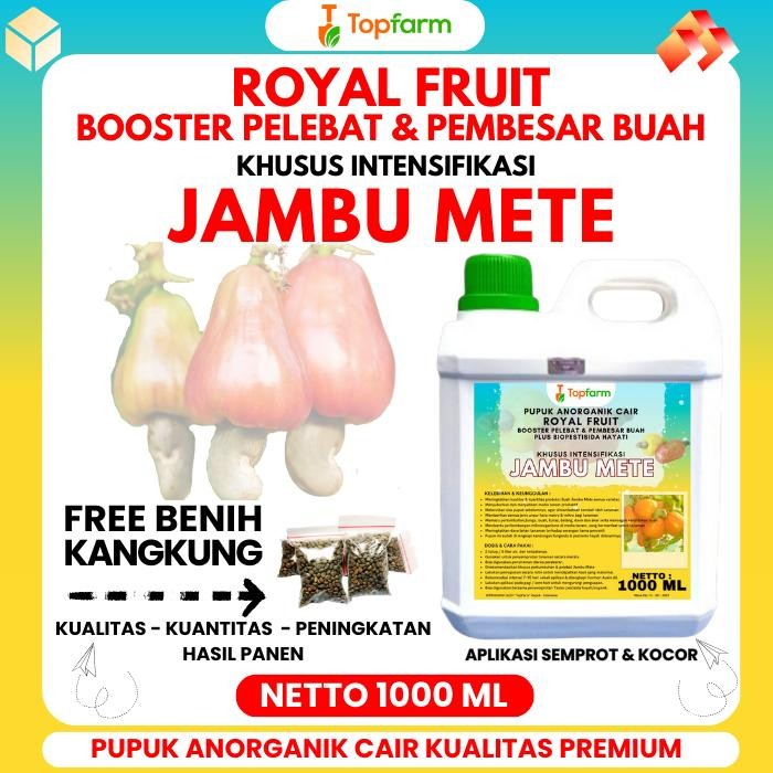 Pupuk Jambu Mete / Pupuk Penyubur Tanaman Jambu Mete / Pupuk Pelebat Jambu Mete / Booster Jambu Mete