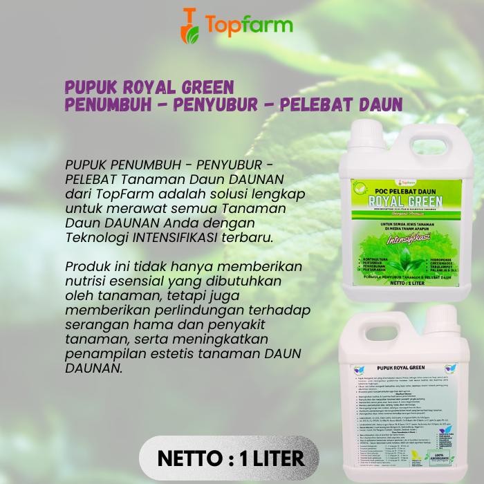 Pupuk Pelebat Daun / POC Daun / Pupuk Cair Penyubur Tanaman / Booster Pelebat Daun Hijau / Pupuk