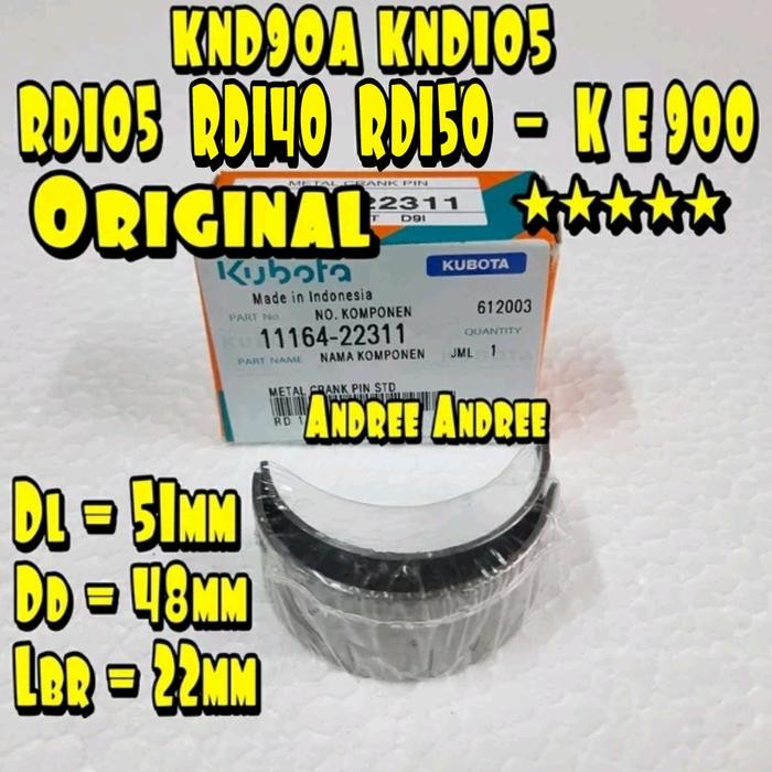 yang dicari@@@@] RD140 RD150 CPM Crank Pin Metal Kubota RD-140 RD 140 150 Original