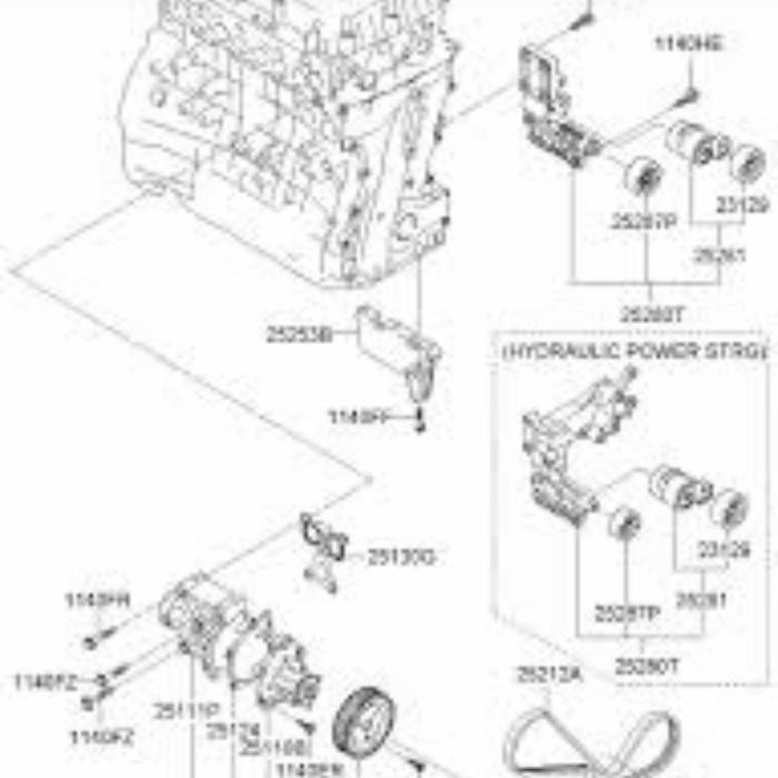 Tensioner Idler Hyundai Allnew Tucson 2011-2014