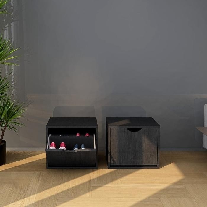 Rak lemari sepatu kursi duduk serbaguna minimalis Furniture