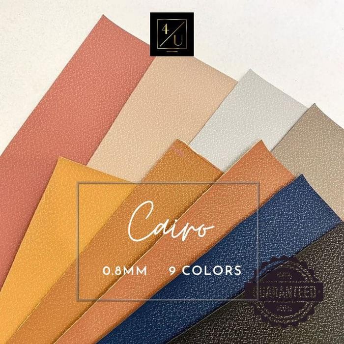 SUPPLIER Kain Kulit Sintetis Meteran PU-CAIRO 1m Oscar Bahan Tas