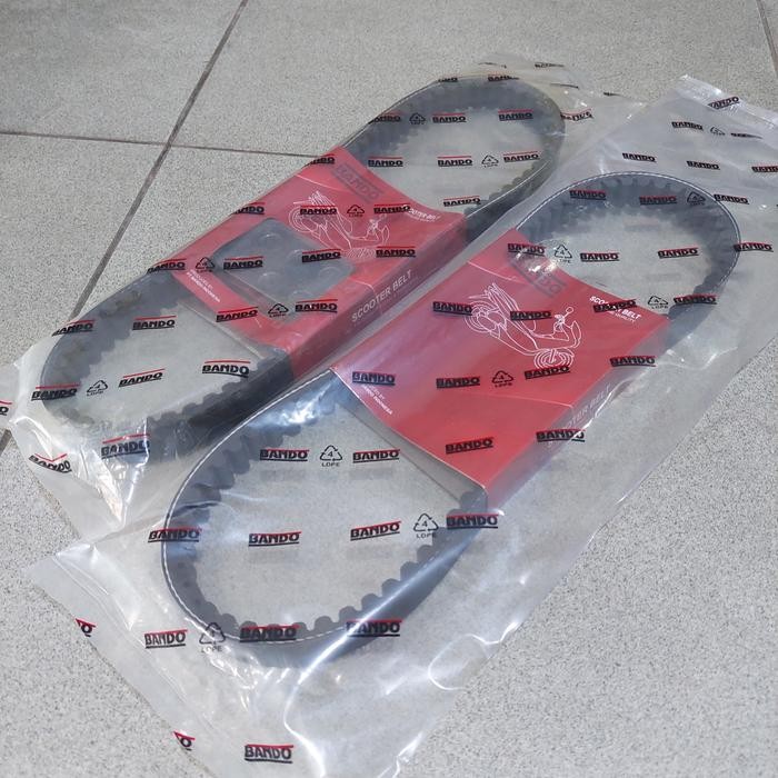 BANDO V-BELT MIO M3 FINO XRIDE SOUL GT 125 MIO S 2PH VS BELT + WEIGHT ROLLER KUALITAS TERBAIK UNTUK