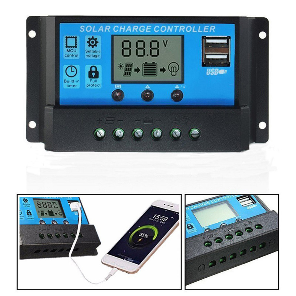 100A Solar Panel Controller Solar Recharger Controller Street Lamp