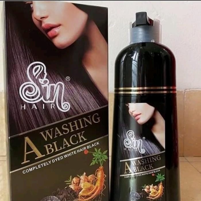 Terbaru Hair Colour Shampoo,Sin Hair Penghitam Rambut Uban,Sinhair Jepang Asli Ready