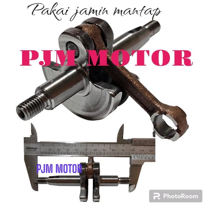 ```````] Tu26 Crankshaft kruk as As Kro as crank shaft Mesin Sprayer Pompa hama Tanika Tu 26 TNK 777