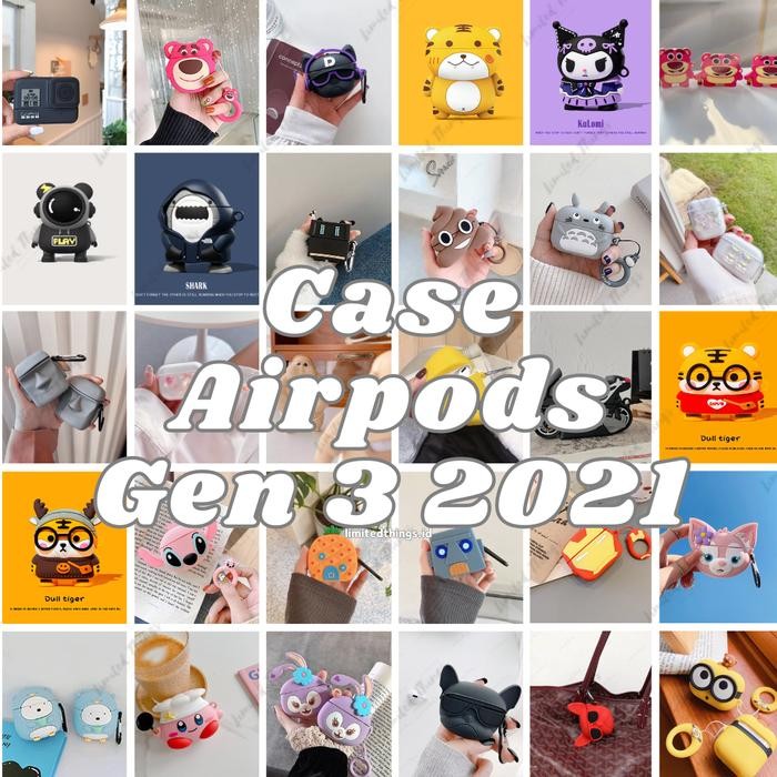 [SOFT CASE] Airpods Gen 3 2021 Character Pantat Mickey Daisy Duck Dino