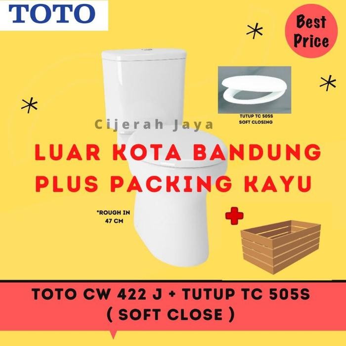 cusss order] CLOSET DUDUK TOTO CW 422J / KLOSET DUDUK TOTO CW422J DUAL FLUSH / MONOBLOK TOTO CW 422