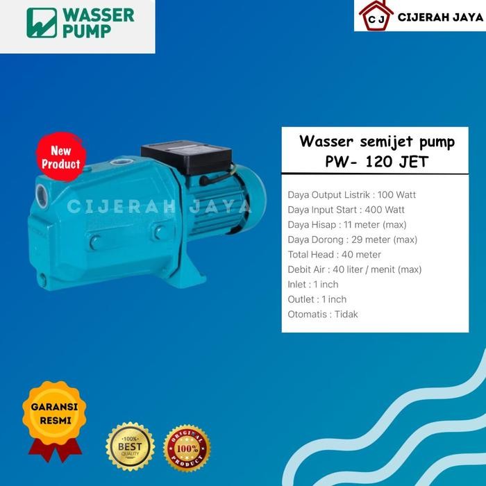 best produk] WASSER POMPA SEMI JETPUMP PW 120 JET / SEMI JET WASSER PW120JET PW 120JET MANUAL