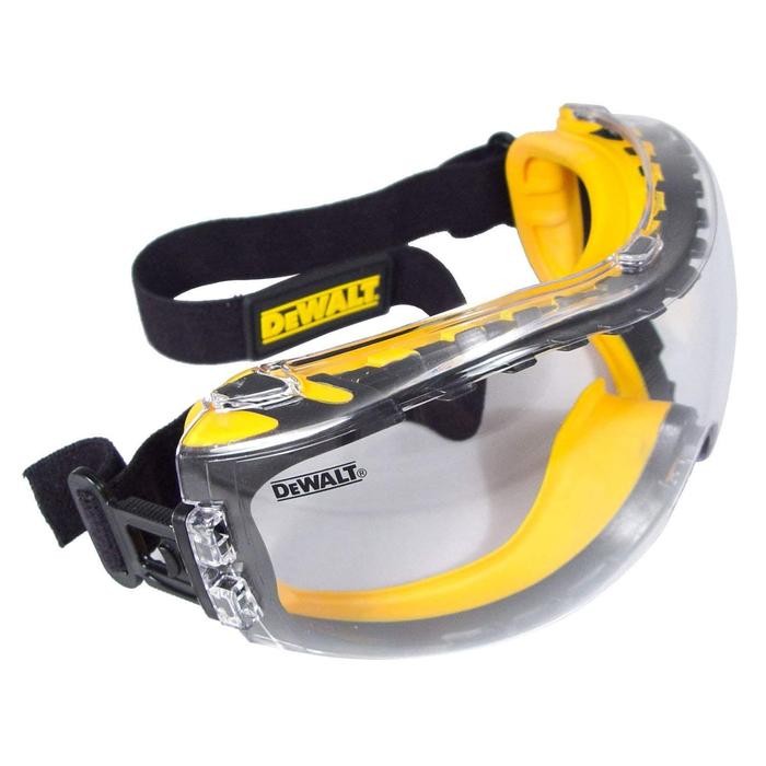 

Terlaris Dewalt Dpg82-11 Concealer Clear Anti-Fog Dual Mold Safety Goggle