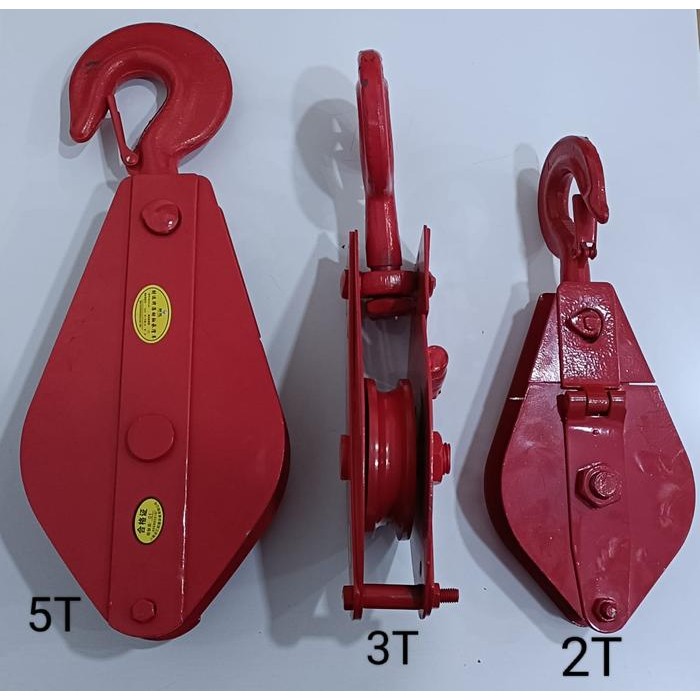 KATROL PENGANGKAT BARANG - PULLEY BLOCK 2, 3, 5 TON -