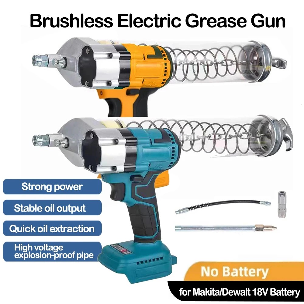 Brushless Electric Grease Gun Wireless Fully Automatic High-Pressure Excavator Specific Grease Gun