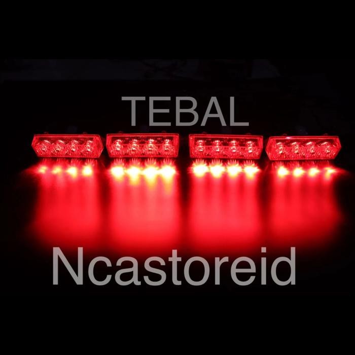 Strobo Grill Ambulance Merah Lengkap Berkualitas Terang Dan Bergaransi